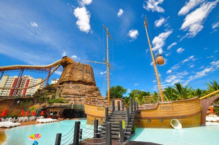 Piazza Diroma Acqua Park Hotell Caldas Novas Exteriör bild